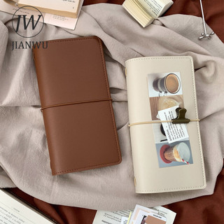 JIANWU Vintage Nhiều Màu Sắc Du Lịch Dây Chất Liệu Cắt Kéo Tay Sổ Tay Sáng Tạo DIY Tạp Chí Đồ Dùng Học Sinh Văn Phòng Phẩm