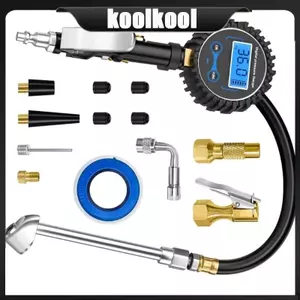 Kool Linh Hoạt Air Lốp Đồng Hồ Đo Áp Suất Thân Van Bơm Hơi Lốp Van Đo