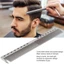 FAVORITEGOODS 2 chiếc Lược làm tóc Salon, Lược cắt tóc bằng thép không gỉ bằng nhôm chuyên nghiệp, Răng rộng và mịn Chất liệu bền bỉ Lược tạo kiểu nhiều màu cho thợ cắt tóc