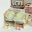 20cm Cotton Búp Bê Bộ Ba Mảnh Ngủ Chăn Gối 40cm Búp Bê Chơi Nhà Bao Chăn