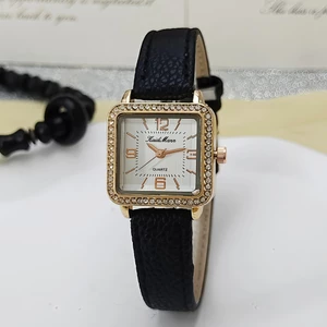 Đồng hồ Daishang Đồng hồ vuông Retro Thời trang đính kim cương 26.5.10