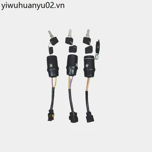 Thích ứng với hợp tác với Lilin Delida Điện vĩnh cửu Xe nâng điện tham quan Công tắc đánh lửa ô tô Chìa khóa cửa điện JK410P