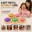 Sản phẩm bán chạy Long lanh Bánh bao Squishy Bóng giảm căng thẳng, Bánh bao lấp lánh màu hồng hiếm Đồ chơi mềm mại và dễ thương, Hộp mù bí ẩn