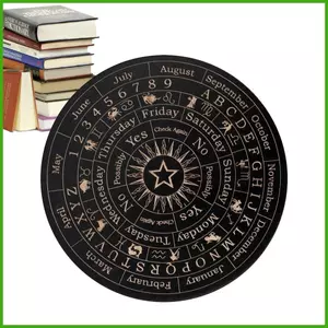 Bảng Bói Toán Dowsing Bảng Siêu Hình Có Chữ Cái Tin Nhắn Bằng Gỗ Planchette Ouija Board Game Fortune wipqsvn