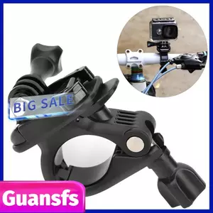 Guansfs Guansfs Camera Tay lái gắn trên xe đạp Tay lái bằng nhựa màu đen với kích thước nhỏ gọn để hành động