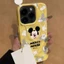 Ốp Lưng Mickey Dễ Thương 3D Thời Trang Cho OPPO A1K A93 F17 Pro A74 A95 F19 A60 A58 A57 A77 A57S A77S A54 A53 A33 2020 Vỏ Kẹo Chống Sốc Mềm