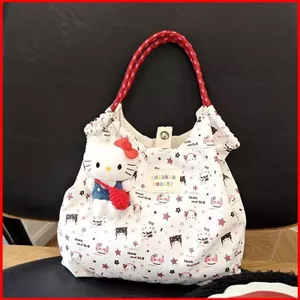 GC2 2026 Phong Cách Hàn Quốc Dễ Thương Hello Kitty Túi Đeo Vai Phong Cách Đa Năng Dung Tích Lớn Đi Lại Túi Tote CG2