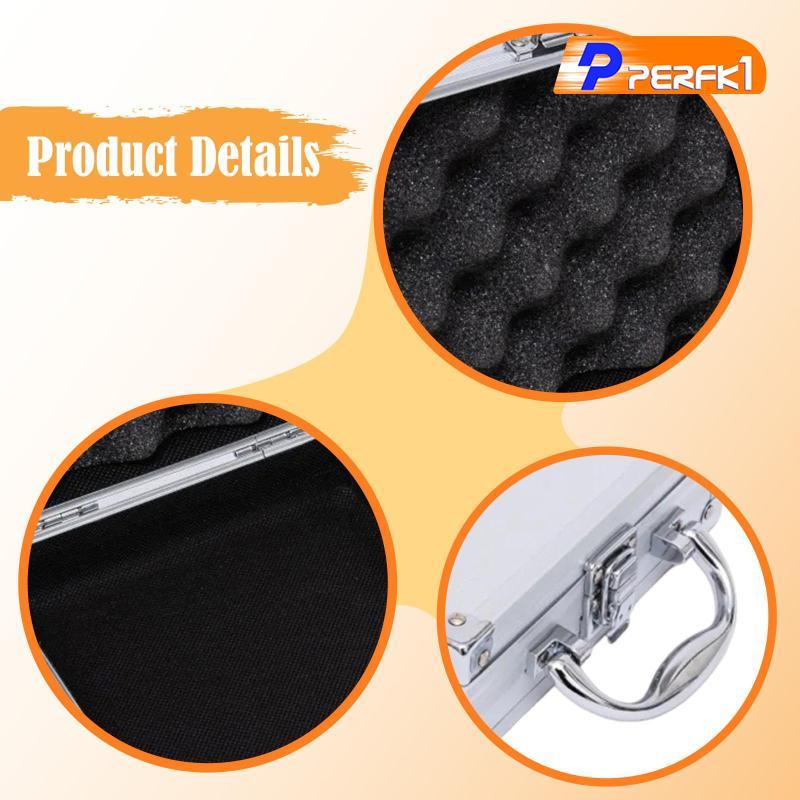 Hộp đựng dụng cụ hợp kim nhôm di động có khóa Hộp đựng dụng cụ sắp xếp nhẹ cho gia đình