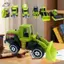HFTOY 6 Cái / bộ Đồ Chơi Giáo Dục Hợp Kim Nhựa Kỹ Thuật Tru Xe Mô Hình Xây Dựng Xe Máy Xúc Máy Xúc Cho Trẻ Em Quà Tặng ~