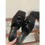 TT Flip-Flops Mũi Vuông Cao Gót Khóa Kim Loại Dép Nữ Phù Hợp Với Trượt Tuyết
