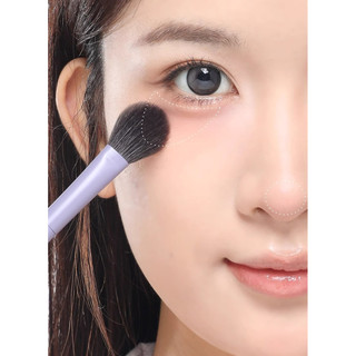 GUOXIAONIU Cọ má hồng nhỏ, cọ pointillist, lông động vật, cọ highlight, cọ tạo khối, cọ phấn mắt