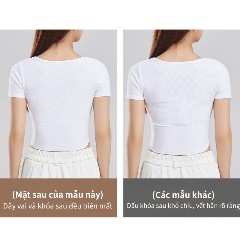 Áo Quây Không Dây Chống Tụt,Áo Lót Tàng Hình Siêu Ôm Siêu Nâng,Không Gọng,thông thoáng,nhiều kích cỡ