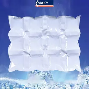 MAKY Có Thể Tái Sử Dụng Gel Túi Đá Tự Động Hấp Thụ Nước Cách Nhiệt Băng Pa Đau Lạnh Nén Túi Làm Mát Thực Phẩm Giữ Đá Tươi Pa VN