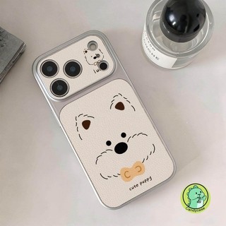 Ốp Điện Thoại Con Chó Con Dễ Thương Cho Honor 600 500 400 300 Ultra 200 100 90 Smart 80 GT SE 70 60 Magic 8 7 6 Pro 5 4 Lite 5G 4G Vỏ Da PU Hoạt Hình Chó Ins Style Vỏ Mềm 3D