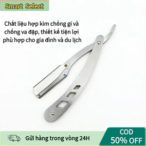 【COD】Dao cạo mặt nam chuyên dụng thép không gỉ (không kèm lưỡi), dùng cạo râu, lông tay chân, an toàn và bền bỉ.