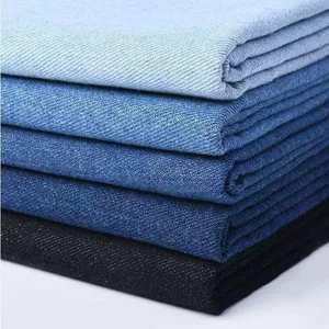 Giặt Vải Denim Cotton Dày Quần Áo Sơ Mi Tạp Dề Tự Làm Quần Áo Mùa Hè Nhẹ Vải Cotton Xanh Xuân Thu 4.24