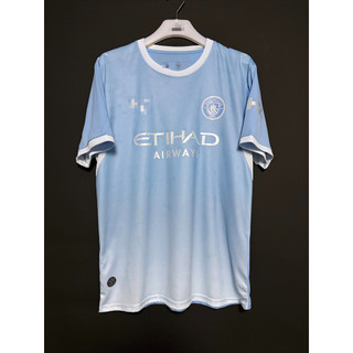 2026-27 Manchester City Home Jersey Fan Phiên bản tùy chỉnh Tên Miếng dán số AAA + S-4XL Chất lượng cao cấp Thoáng khí Nhanh khô Độ ẩm Wicking Áo sơ mi bóng đá nam dành cho người lớn Đồng phục bóng đá