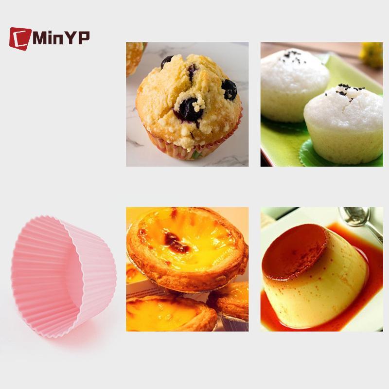 CMinYP 3 Chiếc Bento Chia Cốc Dễ Dàng Làm Sạch Khuôn Bánh Có Thể Tái Sử Dụng Khuôn Món Tráng Miệng Sushi Phụ Kiện Bảo Quản Riêng Biệt Thực Phẩm Hộp Cơm Trưa Lót Vinh Quang