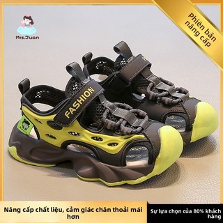 Dép sandal bé trai mùa hè - mũi kín chống trượt đế mềm thoáng khí phong cách năng động cho bé