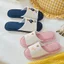 Mới Bốn Mùa Vải Lanh Dép Trẻ Em Hoạt Hình Đơn Giản Dễ Thương Bé Trai Bé Gái Sử Dụng Tại Nhà Chống Trơn Trượt Hút Mồ Hôi