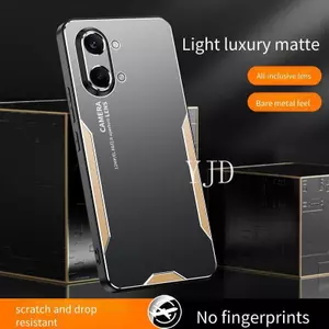 Ốp Lưng Cho Vivo Y05 Y11d Y21 2026 Hợp Kim Nhôm Kim Loại Chống Rơi Vỏ Điện Thoại