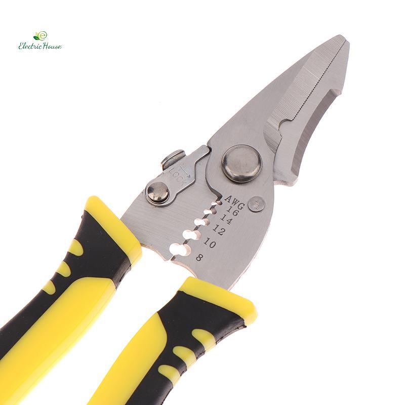 [Nhà Điện] Kìm điện đa chức năng cắt/uốn/tước/kéo dây cầm tay