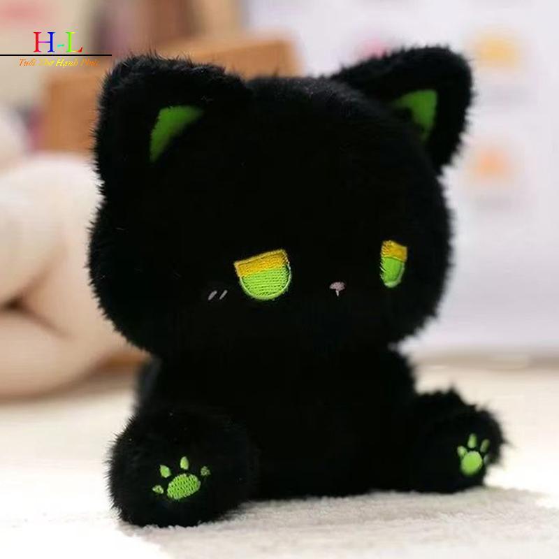 HL 1 CÁI Búp bê sang trọng động vật mềm 15cm Đồ chơi gấu cảm xúc dễ thương Đồ chơi sang trọng ngu ngốc Búp bê mèo Vải Đồ chơi búp bê cho trẻ em Quà tặng sinh nhật Quà tặng Giáng sinh LMWU