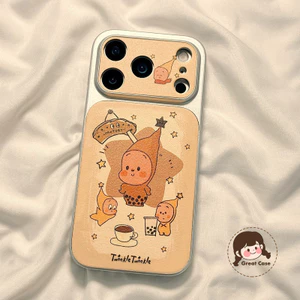 Ốp điện thoại hình ngôi sao trà bong bóng dễ thương cho OPPO A6 A6i A6S A6T A6X A5 A5M A5S A5X A5i A3 A3X A3S A3i Pro Plus A2X A1X A1S A1 Pro 5G 4G Vỏ mềm chống sốc
