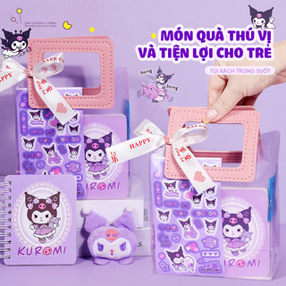 Túi Quà Mini Hoạt Hình Tặng Bé Gái Đáng Yêu, Gồm Dây Buộc Tóc Và Dụng Cụ Học Tập Quà Sinh Nhật Văn Phòng Phẩm