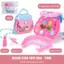 MJnmc 32 Chiếc Đồ Chơi Trang Điểm Trẻ Em Bé Gái Bộ Trang Điểm Thật Có Thể Giặt Được Không Độc Hại Bộ Đồ Chơi Trang Điểm Retro Làm Đẹp Trang Điểm Mới