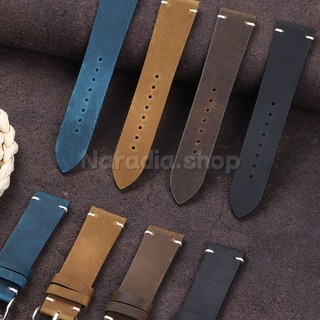 18-24mm Crazy Horse Da Thật Chính Hãng Dây Đeo Đồng Hồ Cho Doanh Nhân Lớp Trên Da Bò Dây Đeo Đồng Hồ Nam Nữ Vòng Tay Thay Thế