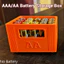 Hộp lưu trữ pin AAA / AA JUNYUE88US, Bộ sắp xếp bằng nhựa bền 30 / 20 ngăn dung tích lớn, không bao gồm pin Thiết kế có thể xếp chồng lên nhau Bộ sắp xếp lưu trữ pin tiết kiệm không gian