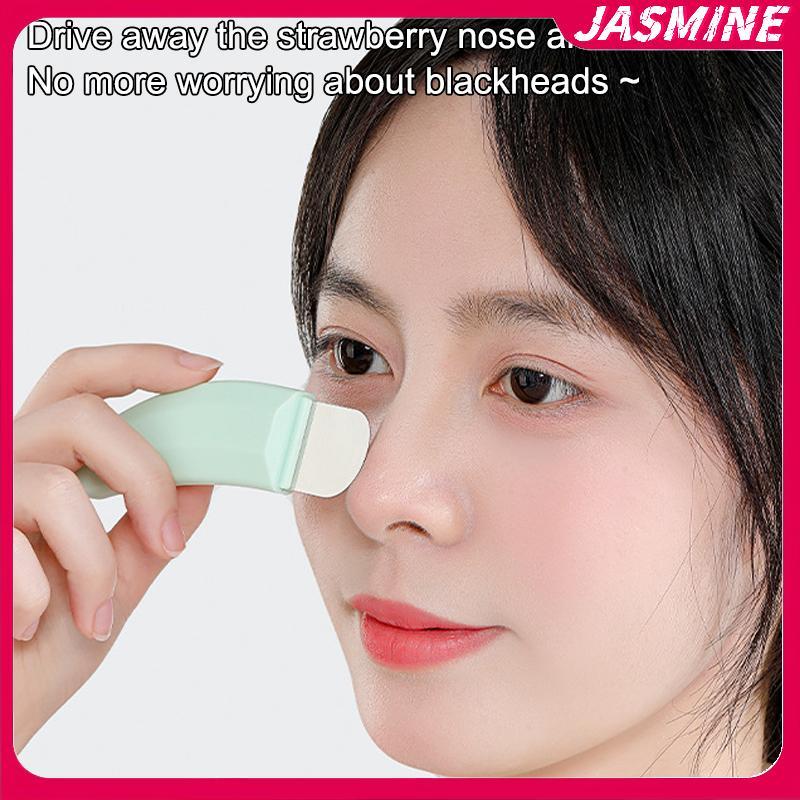 JASMINE Facial Skin Scrubber head Remover Có Nắp Mặt Thìa Tẩy Tế Bào Chết Làm Sạch Sâu Dụng Cụ Chăm Sóc Da JASMINE