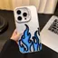 Ốp Lưng Cho Redmi Note 14 13 Pro 12 Pro 11 Pro 11s 10 10s 14C 13C A3 A2 A1 12C 12 10C 9C Blue Flame Fire Cool Thẩm Mỹ Nhiều Màu Sắc Bạc Chống Sốc Vỏ Điện Thoại Mềm