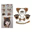 Flgo LeopardCustume Phụ Kiện Tai Băng Đô Nơ Mũi Đuôi Halloween Cosplay Đạo Cụ