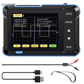 iuxishop Yunseity DSO152 Máy hiện sóng cầm tay kỹ thuật số cầm tay ô tô với màn hình LCD 2,8 inch Tốc độ lấy mẫu 2,5MS / giây Băng thông 200KHz để giảng dạy sửa chữa (Tiêu chuẩn DSO152 - Màu xanh lam)