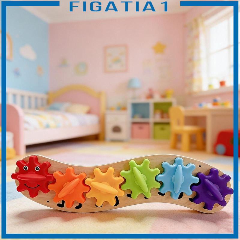 Đồ chơi bánh răng bận rộn bằng gỗ Phụ kiện DIY tương tác Đồ chơi giáo dục trẻ em để phát triển kỹ năng vận động tinh