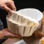 TRTR 50 Chiếc 3.5 / 4 / 5 / 6 / 8 Inch Lớn Xếp Ly Bánh Phô Mai Nướng Bánh Giấy Cho Tiệc Cưới Muffin Khuôn Bánh Giấy Cốc Chống Dầu Bọc VN