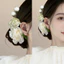 Kẹp Tóc Hoa Mẫu đơn Giả Màu Trắng/hồng, Phong Cách Cổ Trang, Phù Hợp Cho Cưới, Chụp ảnh