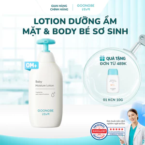 Lotion Dưỡng Ẩm 72H Làm Dịu Và Phục Hồi Da GOONGBE Primmune Moisture Lotion Dành Cho Bé 350ml