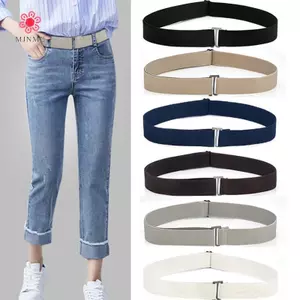 MJnmc Vô Hình Thắt Lưng Bule Nhựa Co Giãn Thắt Lưng Nam Nữ Có Thể Điều Chỉnh Thắt Lưng Thời Trang Mới