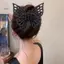 HNKMP Kẹp Vuốt Bướm Lớn Cho Nữ Cô Gái Hình Học Vuốt Tóc Ba Đầu Lấy Kẹp Barrettes Phụ Kiện Tóc Thời Trang.