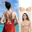 AqToCna 1 Áo Ngực Vô Hình Cho Nữ Push Up Áo Ngực Silicon Cho Đám Cưới Stiy Áo Ngực Có Thể Tái Sử Dụng Với Dây Đeo Trong Suốt Baless Bralette Đồ Lót Top AqToCna