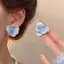 AqToCna 1 Cặp Vintage Nhiều Màu Sắc Lập Thể Cánh Hoa Bông Tai Cho Nữ Bé Gái Du Lịch Sang Trọng Bên Biển Bông Tai Thời Trang Đạo Cụ Ảnh AqToCna