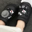 Set Charm Mũ Caro Đen Trắng Siêu Cute – Kitty Nơ Đỏ + Kẹo Ngọt + Tim Đen Xinh Xỉu Hot Trend