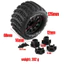 2 Chiếc Lốp Chân Lớn Bánh Xe 12 Mm 14 Mm Hub Lục Giác Cho 1 / 10 RC Buggy Monster Truck Xe HPI HSP Traxxas Đua Xe Ô Tô Nâng Cấp Phụ Kiện