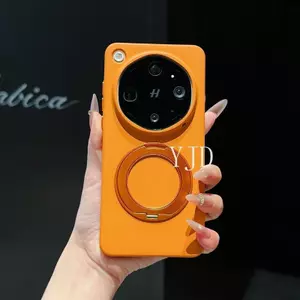 Ốp Lưng Cho OPPO Find X9 Siêu Kim Loại Nút Sạc Không Dây 360 ° Giá đỡ hợp kim xoay Tăng chiều cao máy ảnh Vỏ điện thoại chống rơi