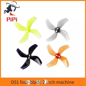 8 Chiếc D51 2020 4 Cánh Quạt 2x2x4 2inch 1.5 Mm PC Cánh Quạt Cho RC FPV Racing Freestyle OddityRC Tinywhoop Drone D