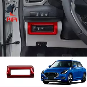 Xe Đa Năng Nút Viền Khung Dán Phụ Kiện Nội Thất ChoSuzuki Swift 2024 Đỏ