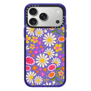 CASECASE X Nhiều Màu Sắc Hoa Cúc Cam / Đỏ / Perri Tím Kẹo Bộ Sưu Tập Màu Sắc Trong Suốt Cứng Từ Tính Hút Tác Động Dành Cho Apple IPhone 13 14 15 16 17Pro Max Plus Có Hộp